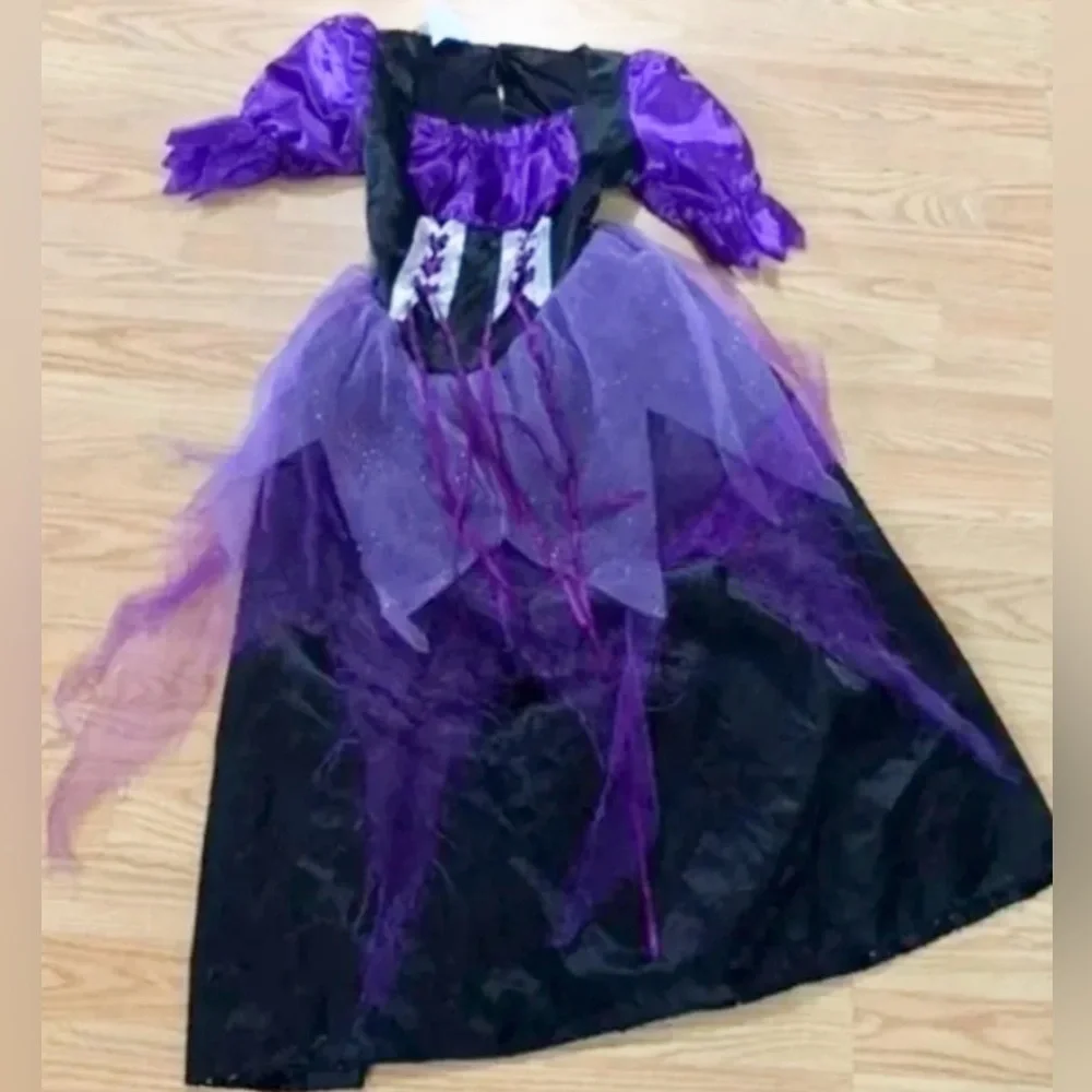 Costume dress up victorain renaissance girls size 4/6 PMG Halloween witch